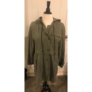 Army green jacket: French Connection